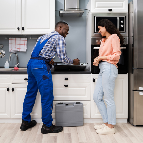 what kind of warranty do you offer on your cooktop repair services in Muscadine